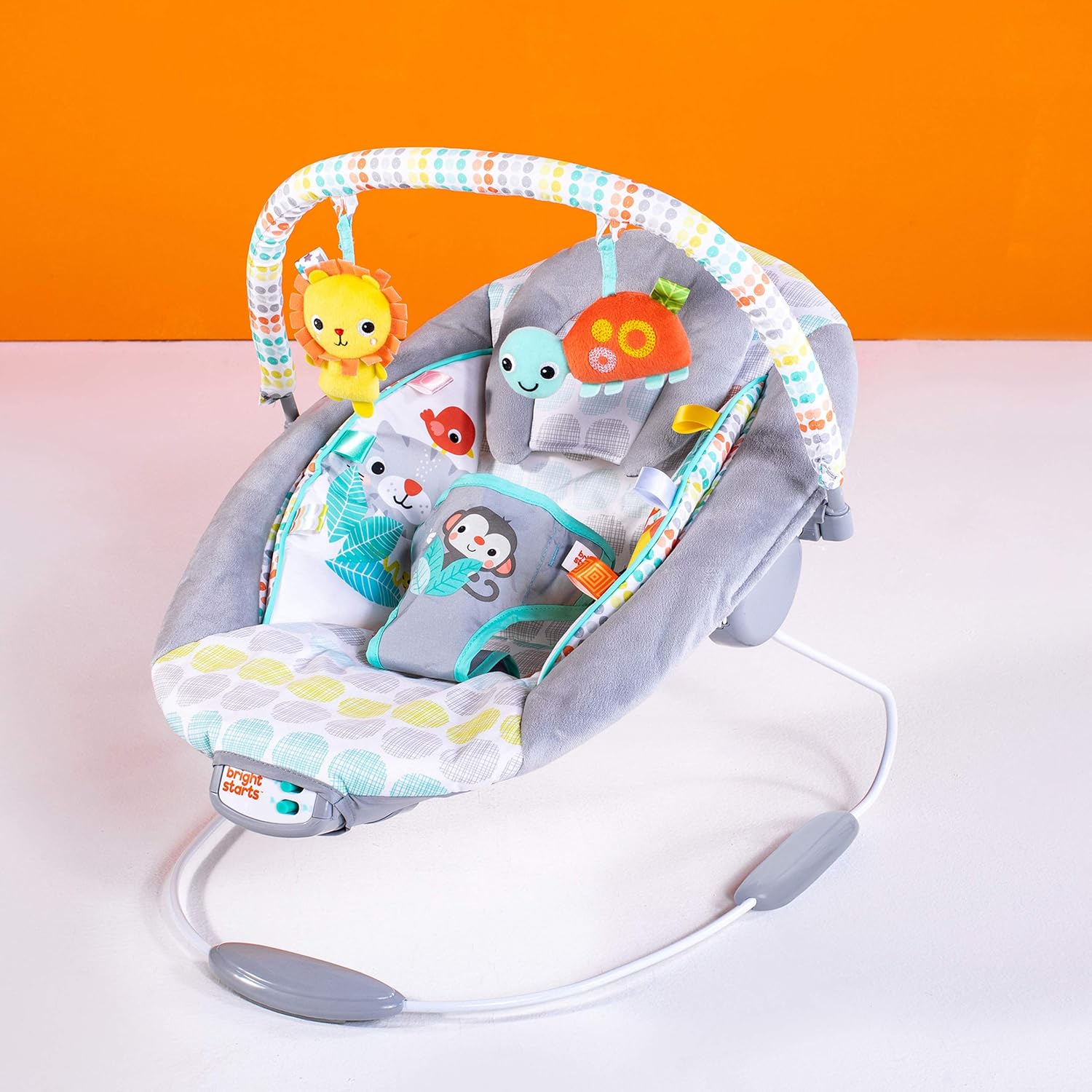 bright starts cradling bouncer seat with vibration and melodies