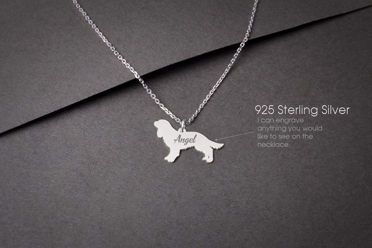 cavalier king charles spaniel necklace