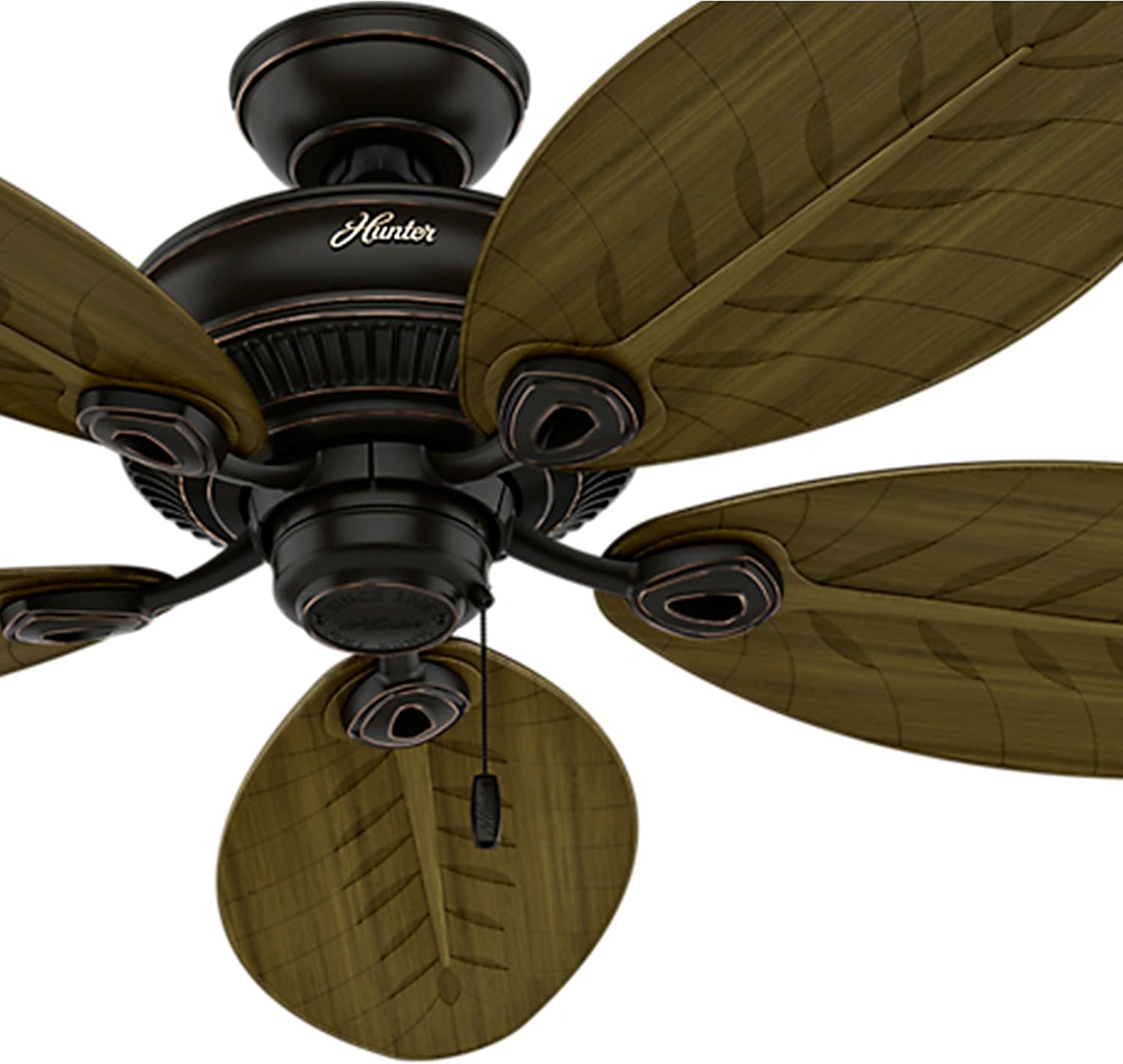 Hunter Fan 54 Inch Indoor Outdoor Ceiling Fan Without Light In