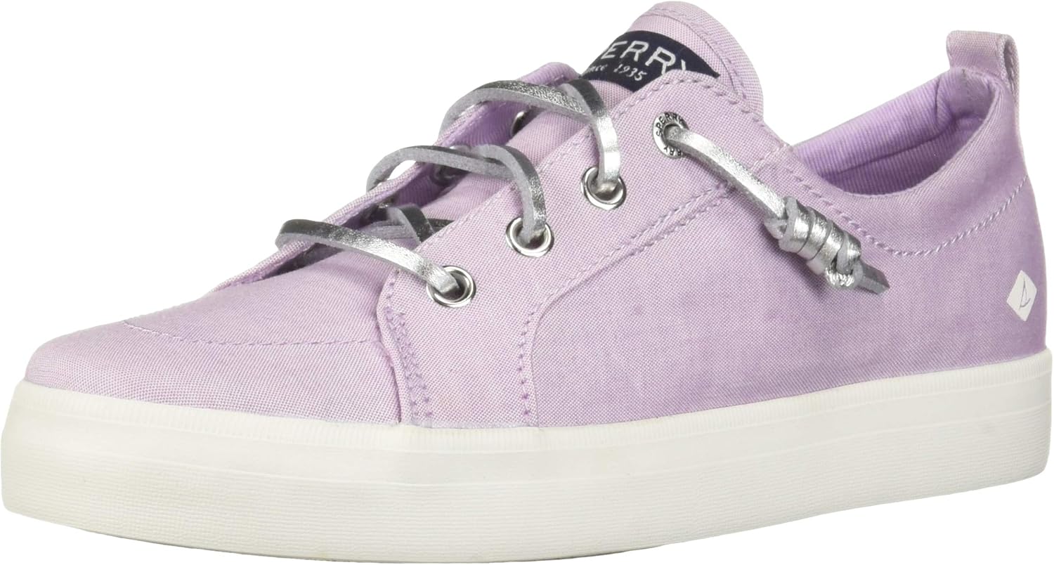 purple sperry shoes