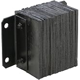 Vestil 1012-6 Laminated Rubber Dock Bumper 10 in. x 12 in. x 6 in. Black