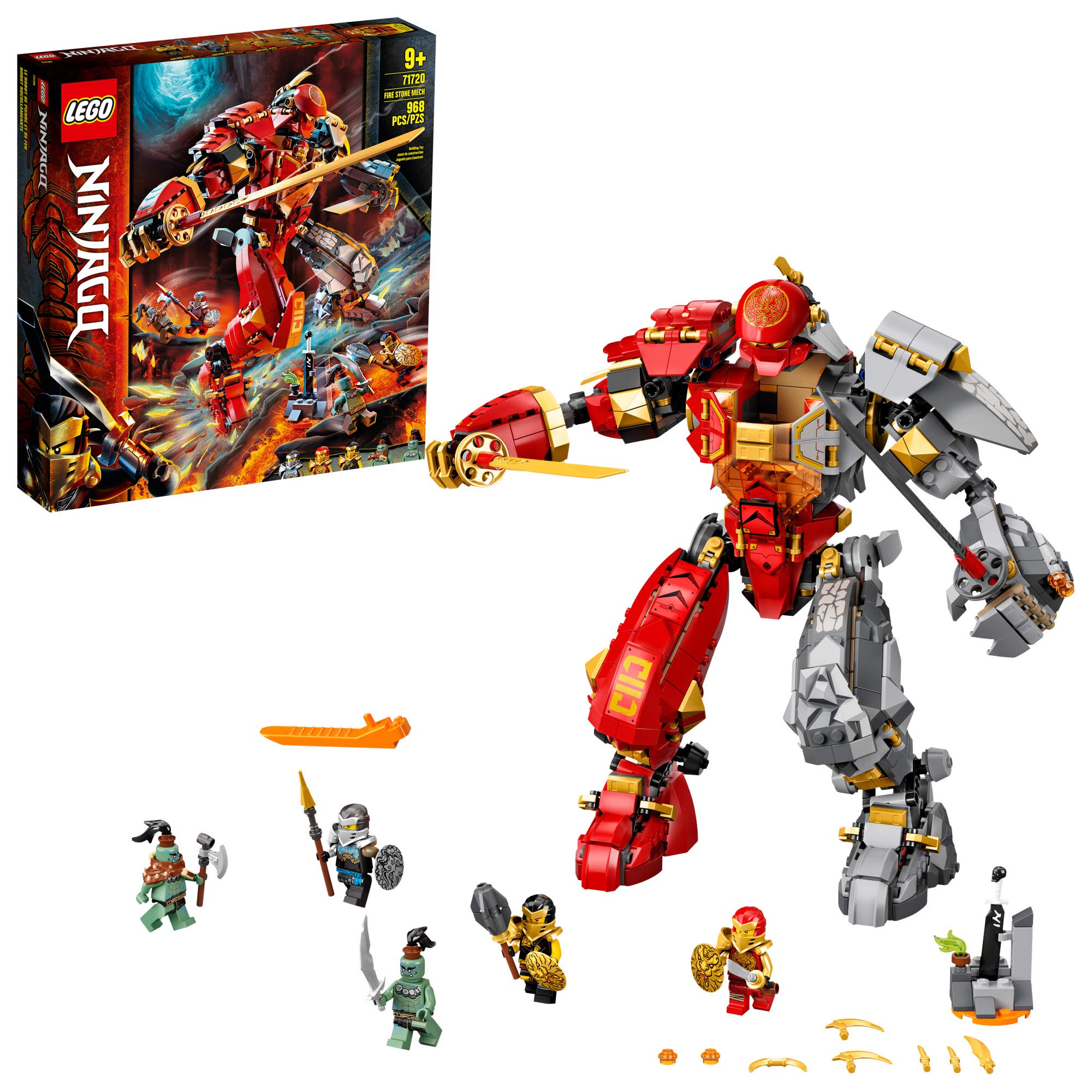 LEGO Ninjago - 71720 Fire Stone Mech (968 pieces)
