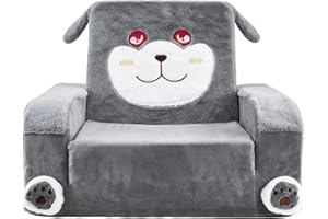 UBINGSOPA Toddler Couch Chair Comfy, Kids Couch Bed Fold Out, Portable Kids Sofa for 1-3 Years Old