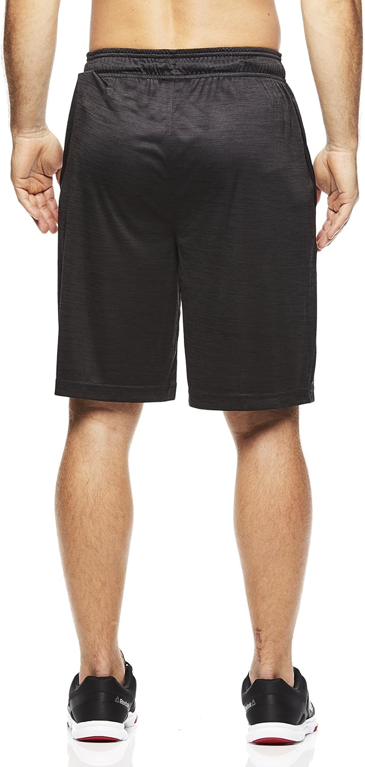 Reebok Men's Drawstring Shorts - Athletic Running & Workout Short w/ Pockets: Clothing