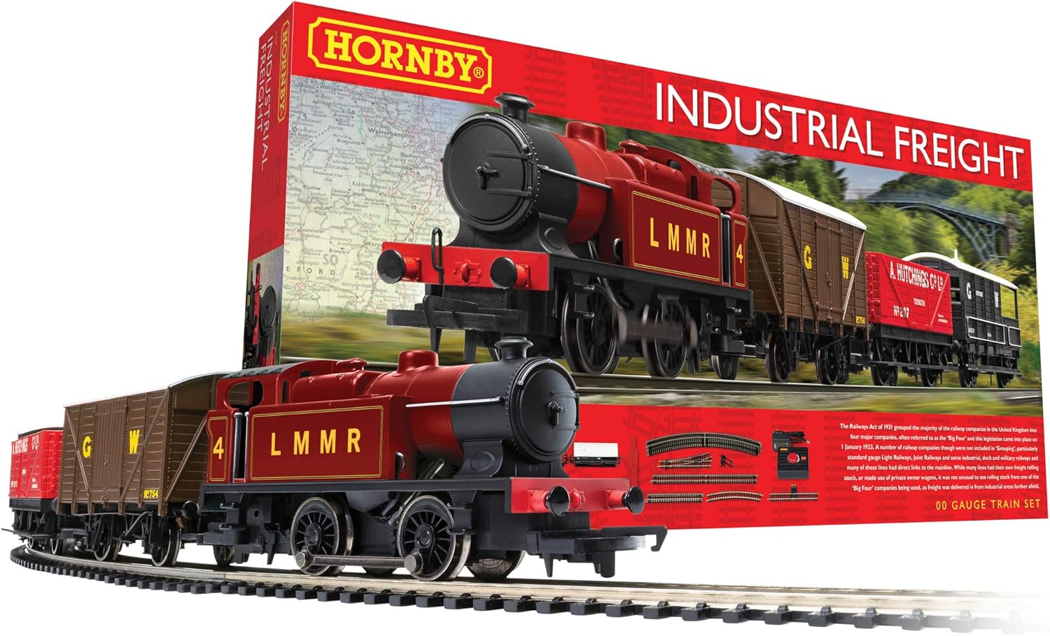 hornby industrial freight electric train set