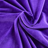 Surf turtle Deep Purple Minky Fabric by The Yard, 60" Wide, 1 Yard | Plush, Super Soft, Short Pile Smooth Material for DIY Sewing, Craft Projects