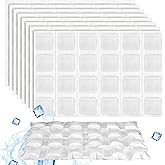 WYKOO Self-Absorbing Ice Pack, Ice Pack Sheets for Coolers, Reusable Dry Ice Pack, Lunch Bag Freezer Packs, Flexible Ice Pack Sheets, Ice Mat Cube Sheets for Food Fresh and Beverages Cold
