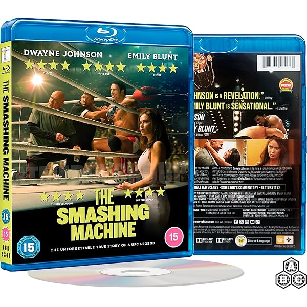 Amazon.com: The Smashing Machine [Blu-Ray] : Benny Safdie, Dwayne