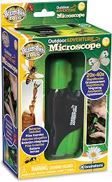 Brainstorm Toys Outdoor Adventure Microscope 20x-40x Magnification Portable STEM