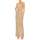 Ieena Duggal 11281 Halter Evening Dress - Cute Prom Dresses for Women