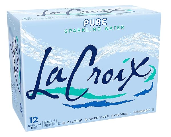 LACROIX SPARKLING WATER, PURE, 12 FL OZ (PACK OF 12)