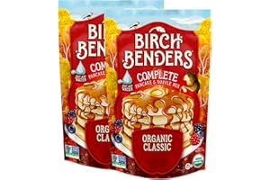 Birch Benders Organic Classic Pancake and Waffle Mix, 16 oz (Pack of 2)