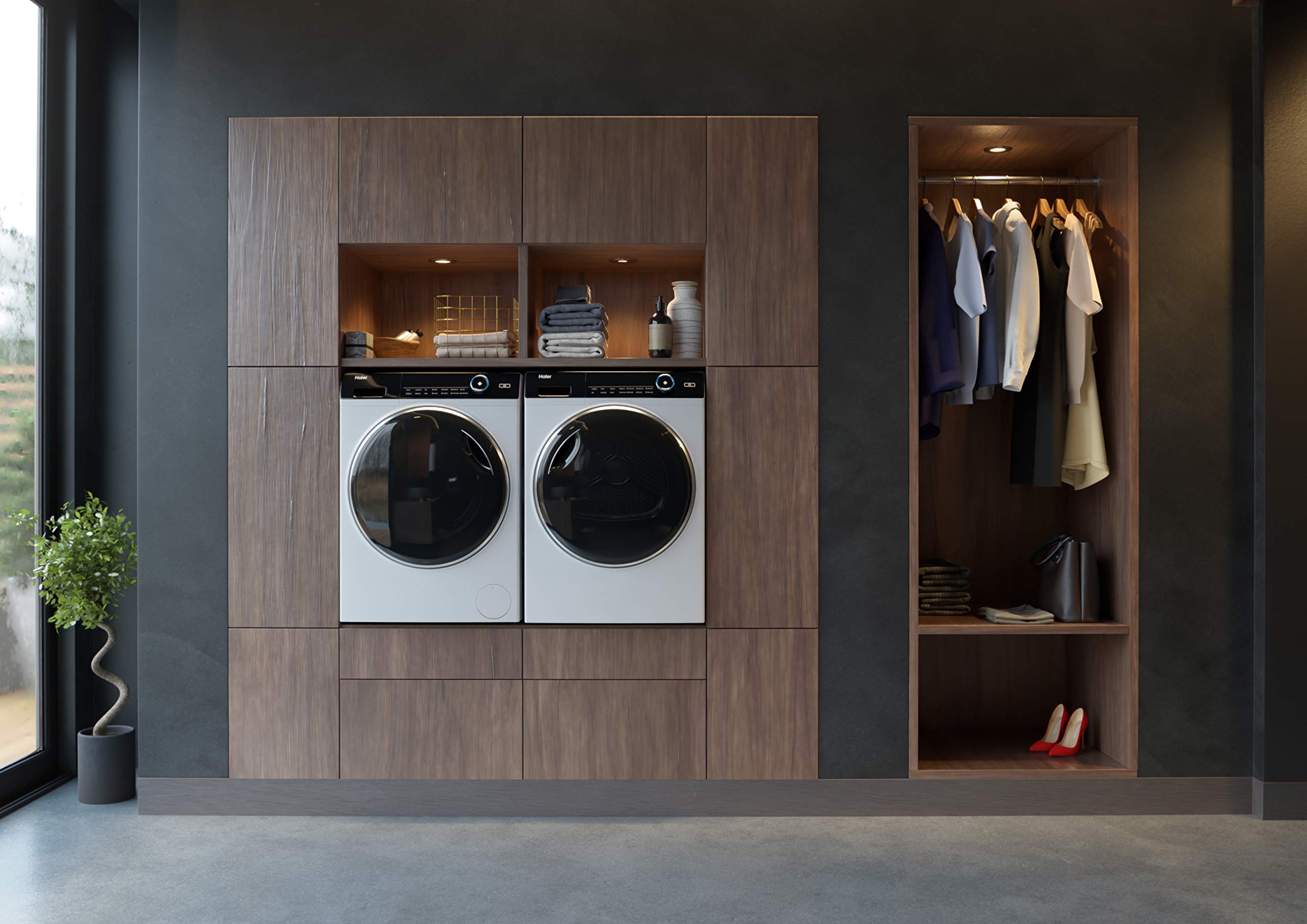 Haier I-PRO SERIE 7 HWD80-B14979 Waschtrockner / 8 kg Waschen / 5 kg Trocknen/Direct Motion Motor - absolut leise/XL-Trommel/I-Refresh-Dampfprogramm/Vollwasserschutz 4