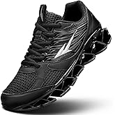 Mens Walking Shoes Casual Fashion Lace Up Blade Tennis Running Sneakers Comfort Non Slip Work Sport Athletic Trainers