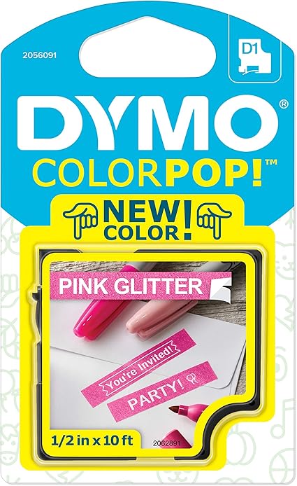 dymo glitter tape