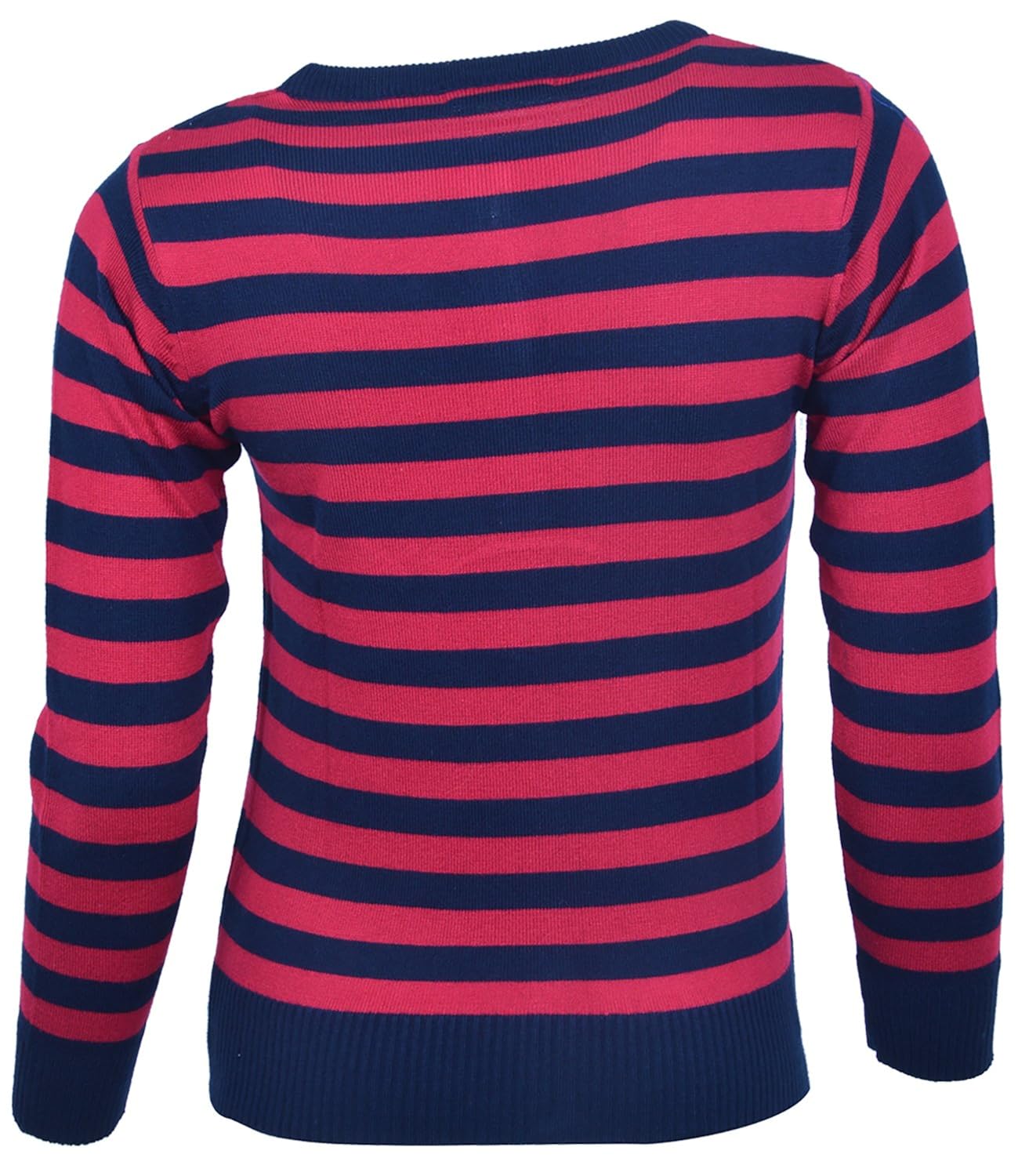 ogarti women's wool cardigan (o1018, navy/red)