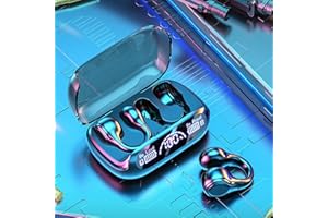 GENERIC Wireless Ear Clip Skeleton Conduction Headphones - Bluetooth 5.3 Fashion Open Ear Headphones, New Apply for Running, Sports, Cycling, Driving, for Home & Office(Waterproofs)