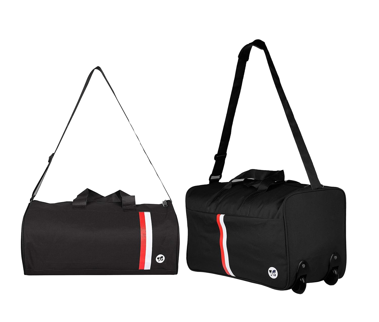Buy 3G Black Polyester 1200Cms Soft Travel Bags, Combo Of 2 at Amazon.in