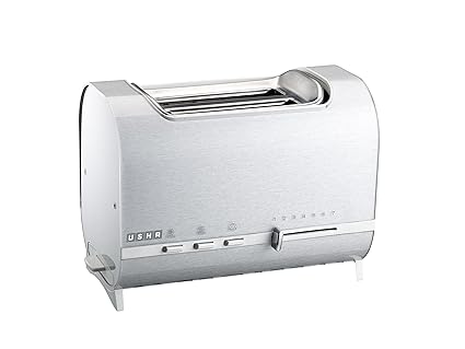 Usha 3210P 800-Watt Pop-up Toaster (White)
