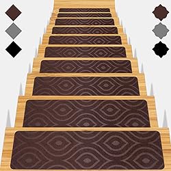 Stair Treads for Wooden Steps 15pcs - 8x30in Carpet