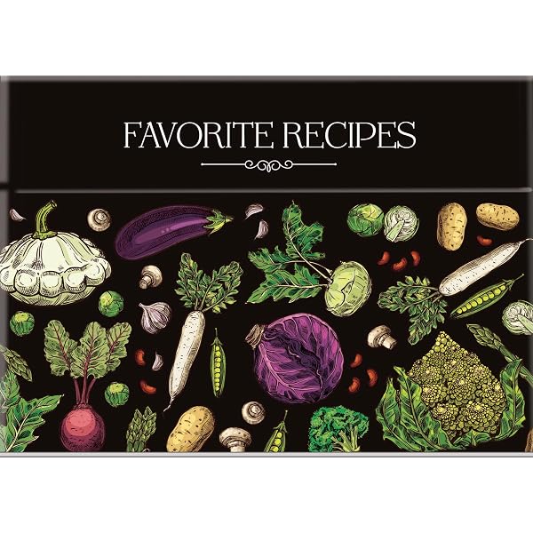 Favorite Recipes - Recipe Card Collection Tin (Chalkboard