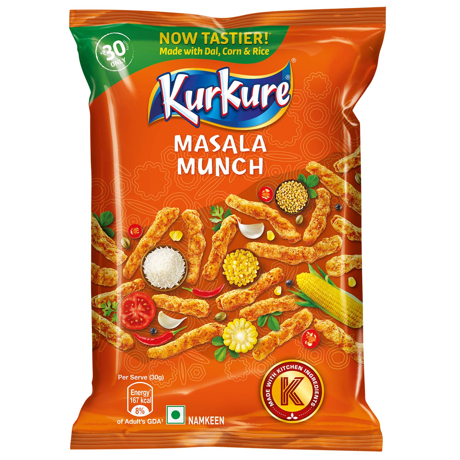 kurkure masala munch namkeen 166g amazon in amazon pantry kurkure masala munch namkeen 166g