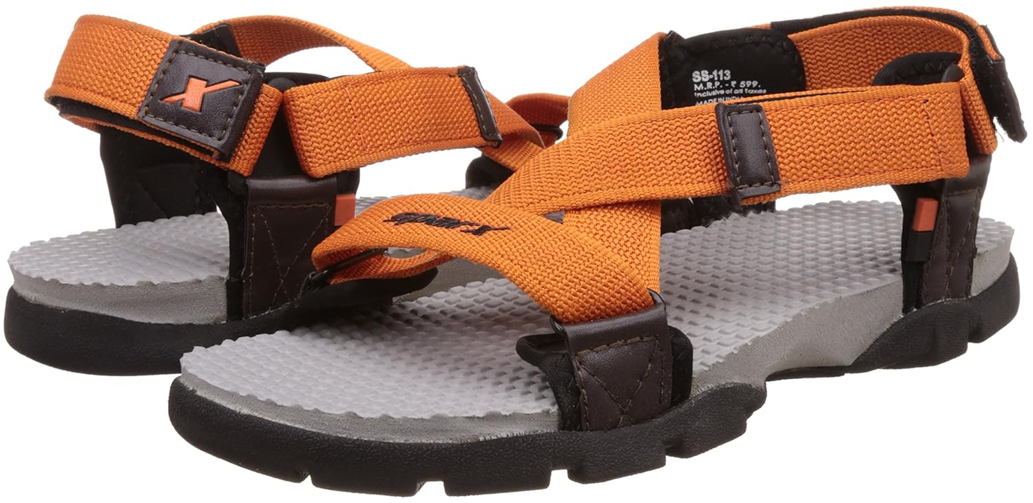 sparx sandal orange colour