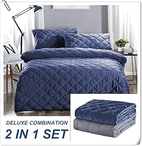 Amazon.com: JOLLYVOGUE Queen Size Weighted Blanket(80x87inches,30lbs