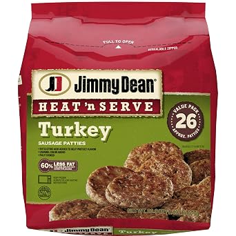 Jimmy dean Turkey sausage patties (077900365171)