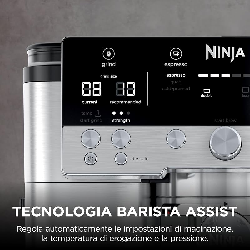 Luxe Cafè Premier, Macchina da Caffè in Grani Semi-Automatica