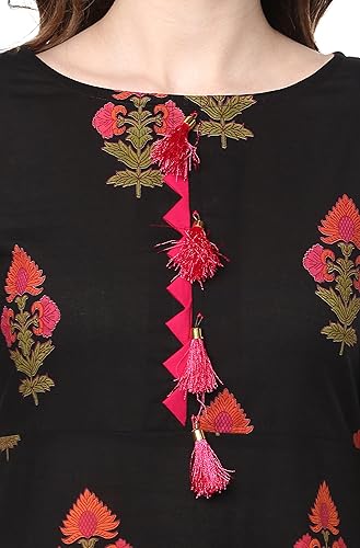 Buy Printed Cotton Kurti In Dark Blue Online : TUV474 - Utsav Fashion - Foto 3