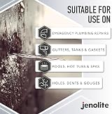 Jenolite Epoxy Putty Repair Stick Underwater 112g 7in Boat Pool Spa view 4
