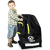 V VOLKGO Car Seat Bags for Air Travel for Airplane, Easy Carry Durable Seat Gate Check Bag, Car Seat Bag, Carseat Travel Cove