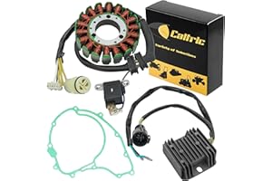 Caltric Stator & Regulator & Gasket Compatible With Honda Trx300 Trx-300 Fourtrax 300 1993-2000