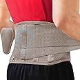 Sparthos Back Support Belt - Relief from Back Pain, Sciatica, Herniated Disc - Lower Backbrace With Lumbar Pad For Home & Lifting At Work - For Men & Women - Fits 52–59″ Waist (X-Large, Check Sizing)