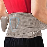 Sparthos Back Support Belt - Relief from Back Pain, Sciatica, Herniated Disc - Breathable Brace With Lumbar Pad For Home & Lifting At Work - For Men & Women - Fits 24–31″ Waist (X-SMALL, Check Sizing)