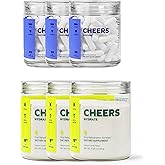 Cheers Classic Combo | Restore + Hydrate | Rehydrate & Feel Better After Drinking | DHM, L-Cysteine, B-Vitamins, Electrolytes | 12 Doses Each | Liver Support | Electrolyte Supplements