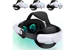 DXKK Head Strap for Meta Quest 3S/Quest 3/Quest 2, Enhanced Comfort VR Headset Strap with Quick-Switch Reality Design, Adjustment Dials