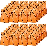 Marspark 40 Pieces Basketball Gift Bags Basketball Party Favor Bags Sports Theme Goody Treat Candy Paper Bag for Team Sports Party Supplies Birthday Decorations