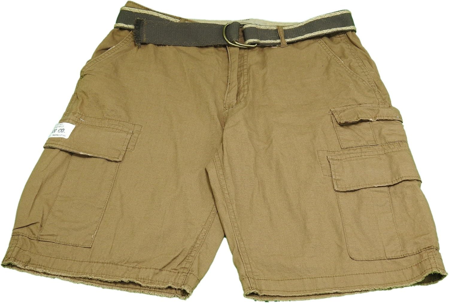 camel cargo shorts