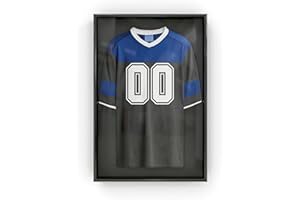Snap - Sports Jersey Display Case - Shadow Box - 20"x30" - Black Wall Mount - Jersey Display Cabinet - Wall Hanging - Sports Memorabilia - Sports Room Décor