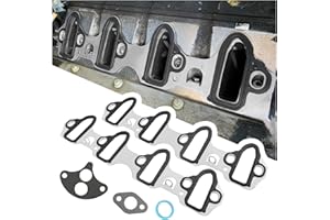 IHOTDER 2PCS Intake Manifold Gasket Replacement OEM#MS98016T,Car Manifold Gasket for Sealing Cooling Lanes,Durable Intake Gaskets Set Compatible with Silverado,Cadillac,Escalade