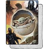 Northwest Star Wars - The Mandalorian Silk Touch Sherpa Throw Blanket, 60" x 80", The Longest Journey