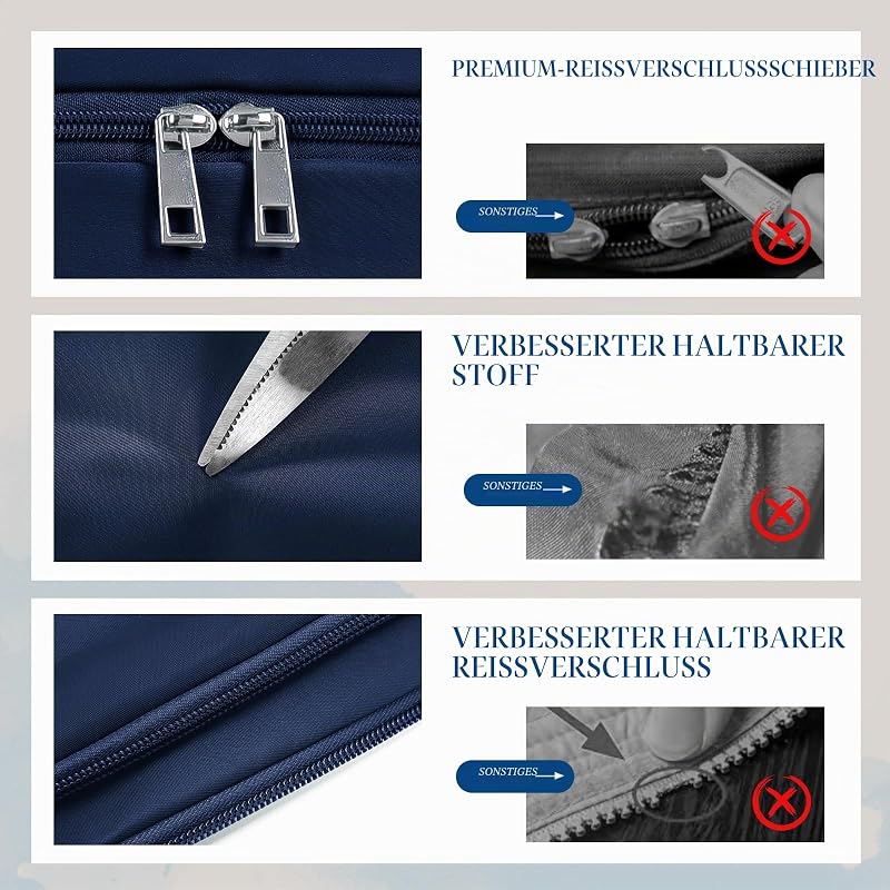 Handgepäck 40x20x25 für Ryanair Rucksack Damen Laptop Rucksack Herren Reiserucksack Handgepäck Tasche für Flugzeug Flug Reisen — Foto 7 von 8