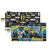 Bumkins Waterproof Snack Bag, Batman, Small, 2 Count