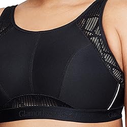 Full Figure Plus Size No-Sweat Mesh Sports Bra