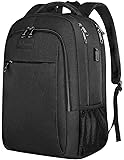 Business Travel Backpack, Matein Laptop Backpack with USB Charging Port for Men Womens Boys Girls, Anti-Theft Water Resistant College School BookBag Computer Backpack Fits 15.6 Inch Laptop & Notebook