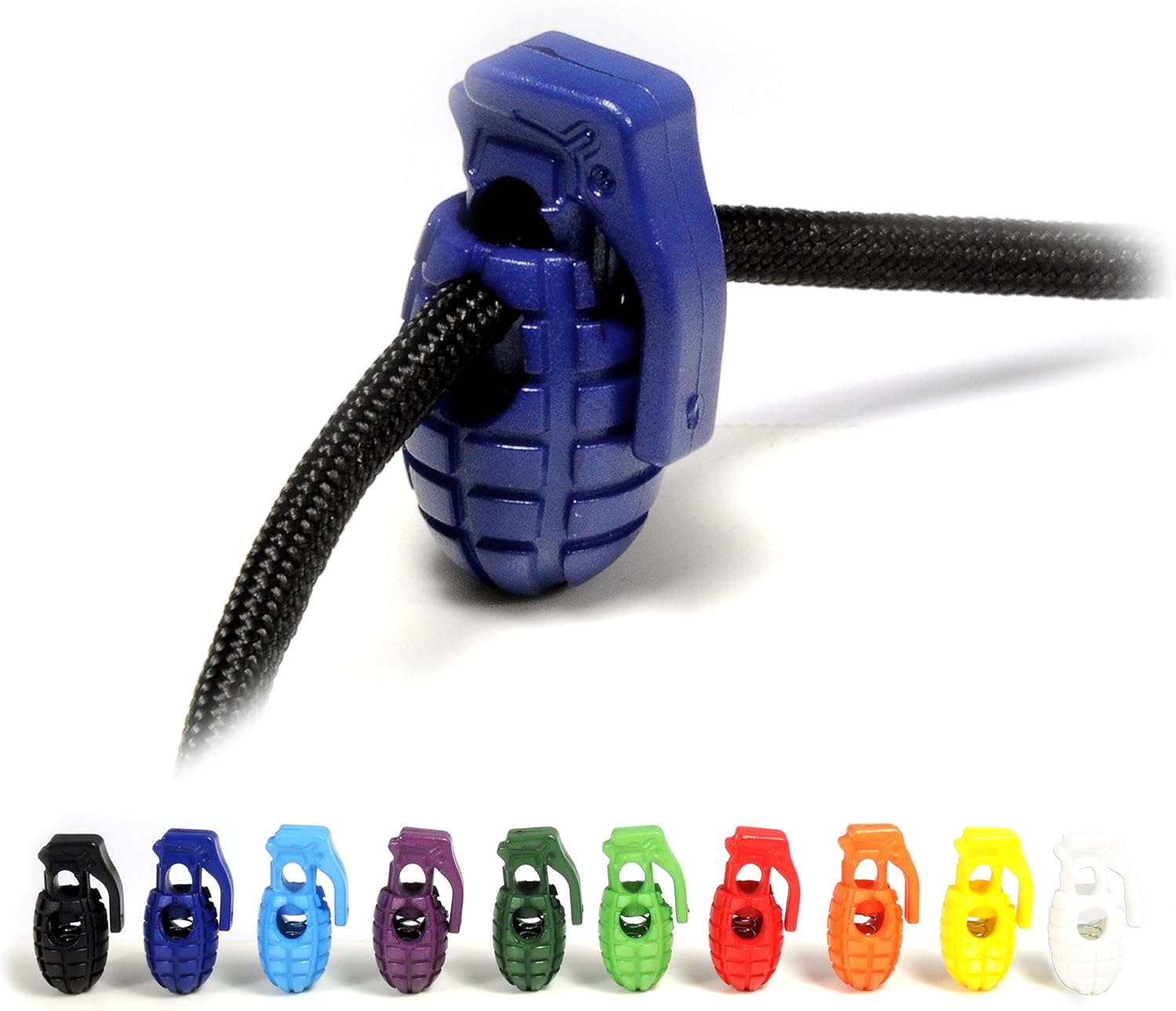 Ganzoo tenditore a tre fori in alluminio argento, confezione 8, compatibile con Paracord 550, fermacorda per regolare tensione e lunghezza delle linee di fissaggio tenda tarp telone