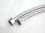 Xcel Home 1/2 in BSP Flexible Stainless Steel Hose Pair 300mm view 8