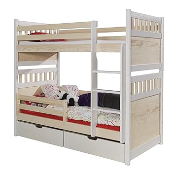 Ye Perfect Choice Bunk Bed Salomon 2 Modern High Bed Drawers